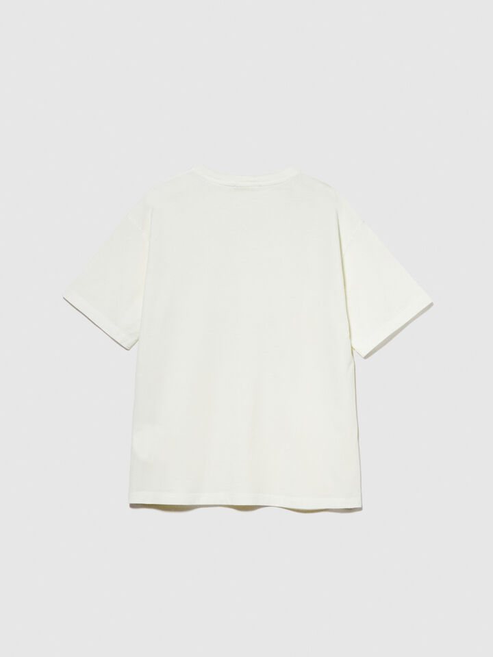 Fade effect t-shirt - boys' short sleeve t-shirts - Lime | Sisley Young image number 2
